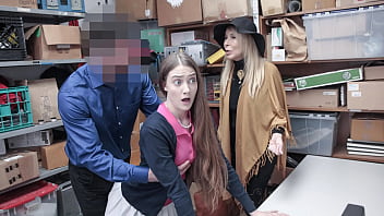 A naughty teenager and her elderly grandmother are caught by a pervert mall security officer for stealing. The officer punishes them both by sexually assaulting them