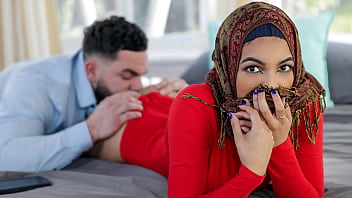 Hijab stepsis learns from stepbro about pleasure and orgasm