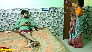 Young Indian boy engages in passionate sex with attractive and beautiful maid Bhabhi in raw and uncut homemade video