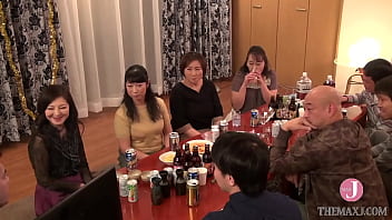 Mature women's party turns steamy with intense orgy