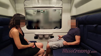 Risking it all: public train masturbation and oral satisfaction